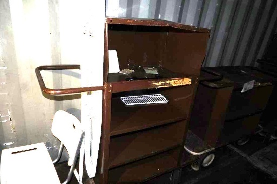 Rolling shelf 4.5' x 20"