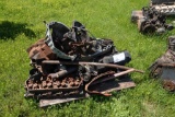 lot of engine blocks and scrap metal 1x