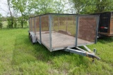 16' utility trailer w/ 46