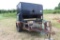 Cattle 3E digital counting feed bin mounted on single-axle trailer with winch and spare tire