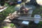 Fence Stretcher, Dehorner, Picnic Table, and misc