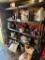 Plastic Shelves and Contents