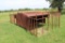 Covered Creep Feeder with Fence Panel Enclosure