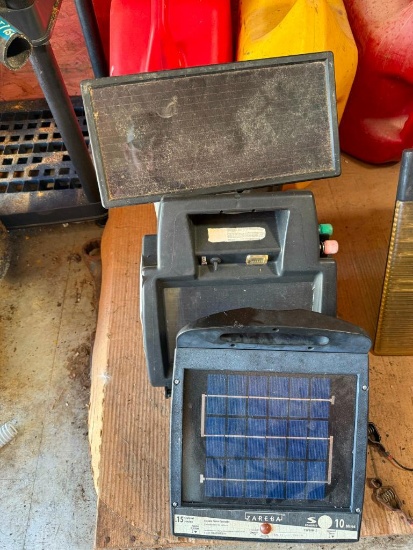 Solar Electric Fence Chargers (x3)