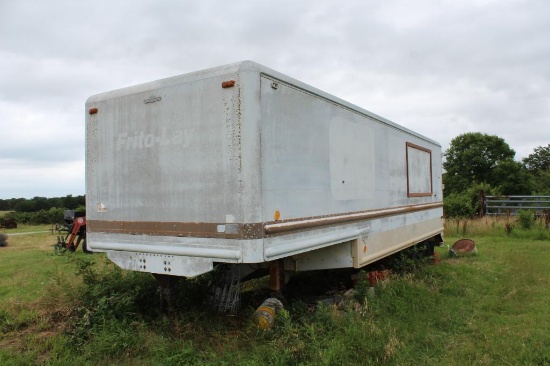 24 ft Frito-Lay cargo trailer (No Contents)