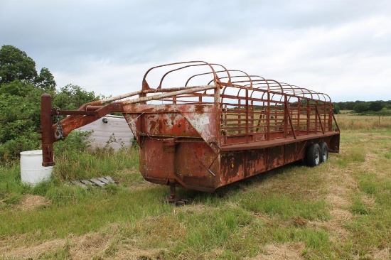20 ft gooseneck stock trailer
