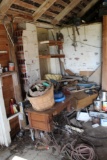 Contents of Room Including Vintage Singer Sewing Machine & Roping Gear