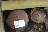 Cast Iron Dutch Ovens (x2)