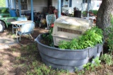 Large Trough Planter and misc