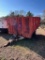 single axle 14 dump trailer