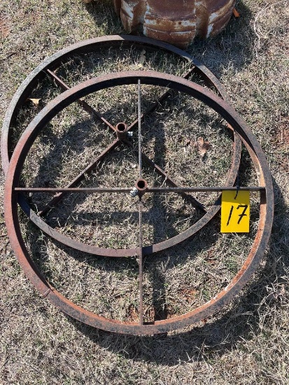 metal bases/wheels