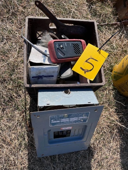 crate of misc/breaker box