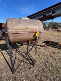 fiberglass tank on stand