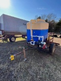 spray trailer (gas powered air compressor)