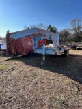 16 x 8 tandem axle gooseneck trailer w/steel floor