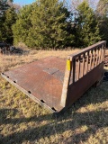 8 flat bed w/under bed tool box