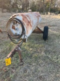propane tank on trailer