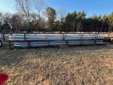PVC pipe w/metal frames 1x