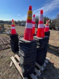 28 safety cones 25x