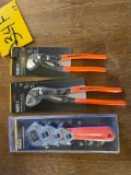 Klein Wrenches and Pump Pliers (x3)