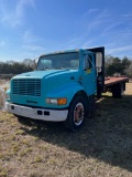 97 International 4700 4x2 flatbed/dump truck DT466 engine 120628 miles