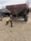 Wheel-driven fertilizer spreader