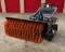 Skid steer broom attachment