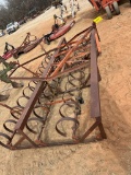 3-point spring tooth harrow, 12 ft