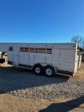 SH 4 Horse Slant 24' Stock Trailer with Sleeper and 2 Tack Rooms