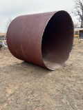 Large metal tank, approx. 78.5 ft