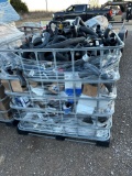 Pallet of new car parts