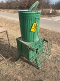 On-bank fish feeder