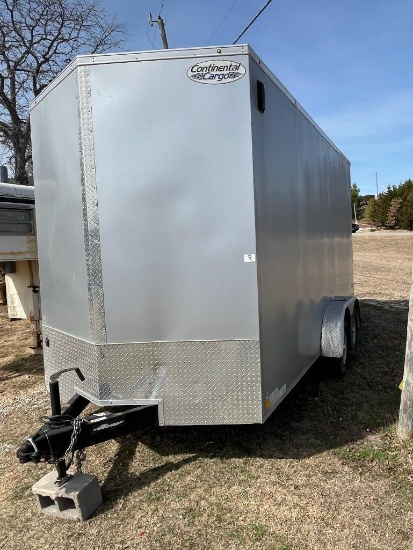 Continental Cargo 7x16x8'H Cargo Trailer w/E. Track