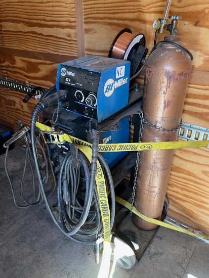 Miller XMT 350 CC/CV Mig/Tig/Wire Welder w/ Miller 22a 24v wire feeder system
