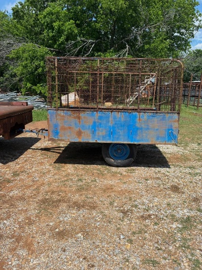 Single Axel Stock Trailer