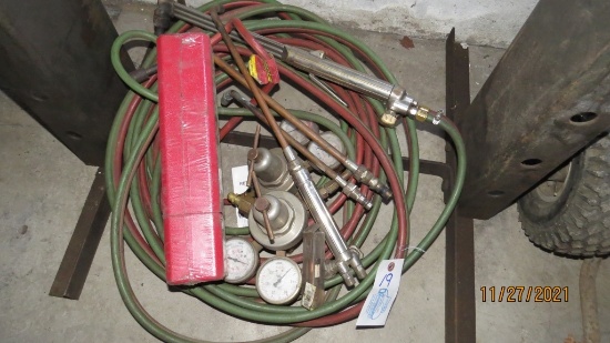 Torch Hoses, gauges and welding rods