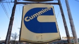 outdoor Cummins advertising sign-double sided