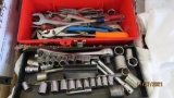 Assorted Tools and small hand tool box