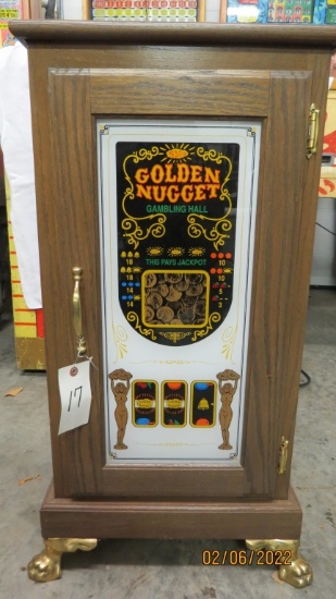 Golden Nugget Vintage Glass Front Cabinet