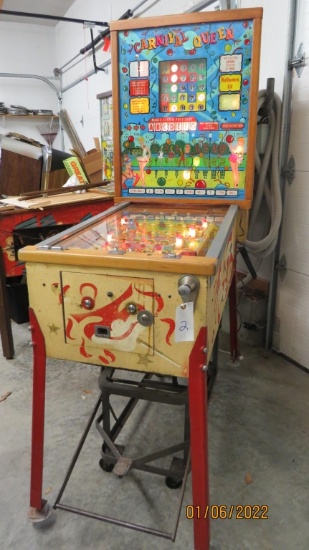 Bally Product-vintage Carnival Queen-pinball Machi