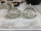 2 Round Covered Butter Dishes - Baltimore Pear by Jeannette