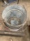 3 Galvanized + Enamel Buckets - Busted Bottoms