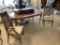 Dining Table Set w/ 2 Chairs, + 2 Leaves
