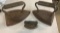 3 Cast Iron Irons