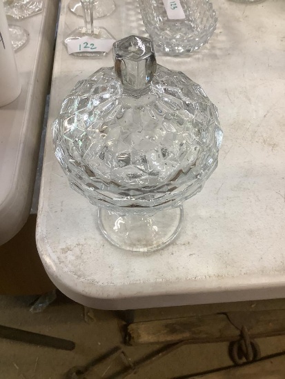 Fostoria 7" Jam/Jelly Dish w/ Lid