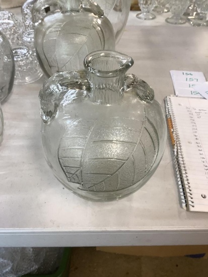 White House Half-Gallon Vinegar Jar