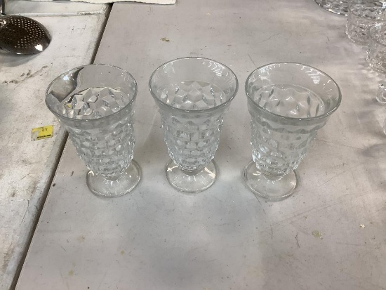 3 Fostoria Iced Tea Cups