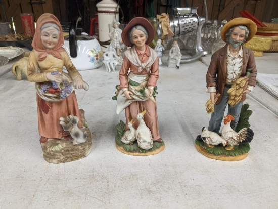3 Piece Vintage Marks Homely Figures