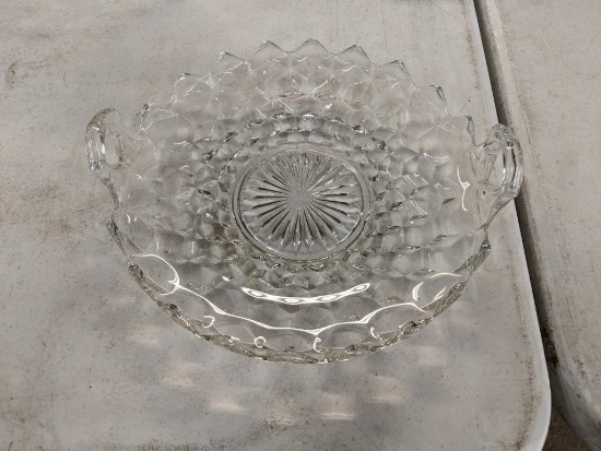 Fostoria C+I Plate w/ Handles