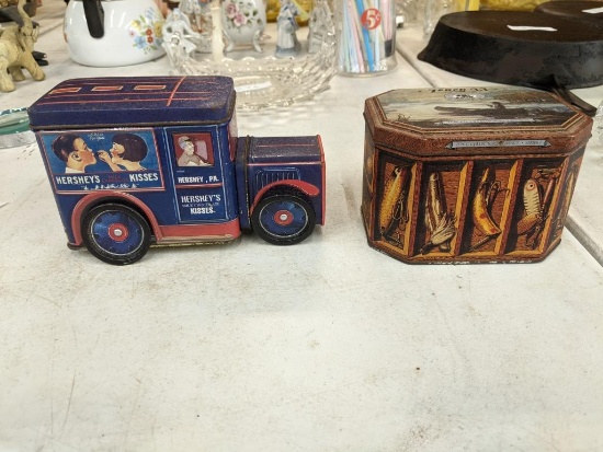 Zebco + Hershey's Kisses Tins